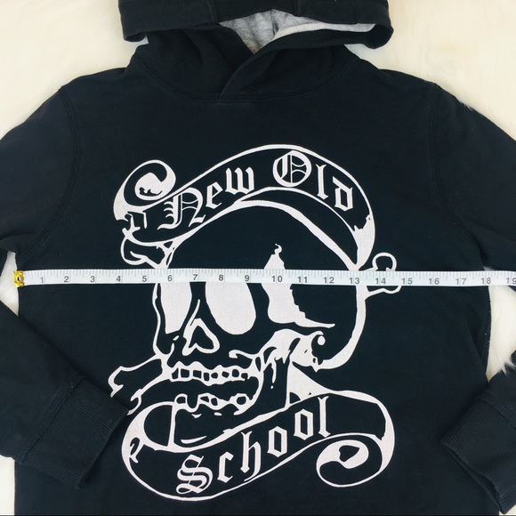 Zara Boys New Old School Graphic Hoodie Size 10 - Picture 4 of 6